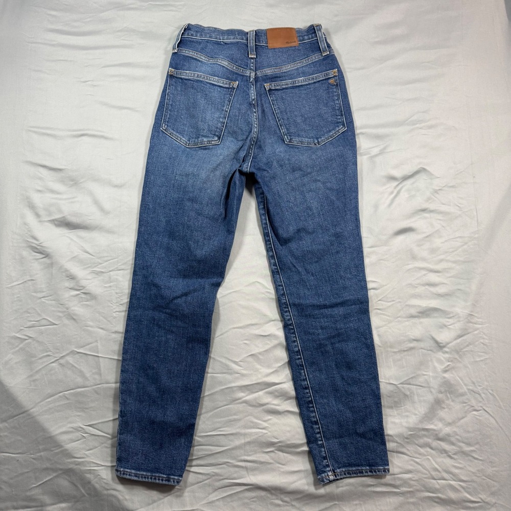 Madewell The Momjean‎ High Rise Jeans Women's 24 Distressed Medium Wash Denim - Picture 3 of 12